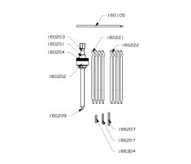 JUEGO FORZA EXTRACTOR DE RODAMIENTOS DE BOLAS SERIE 1600-2
